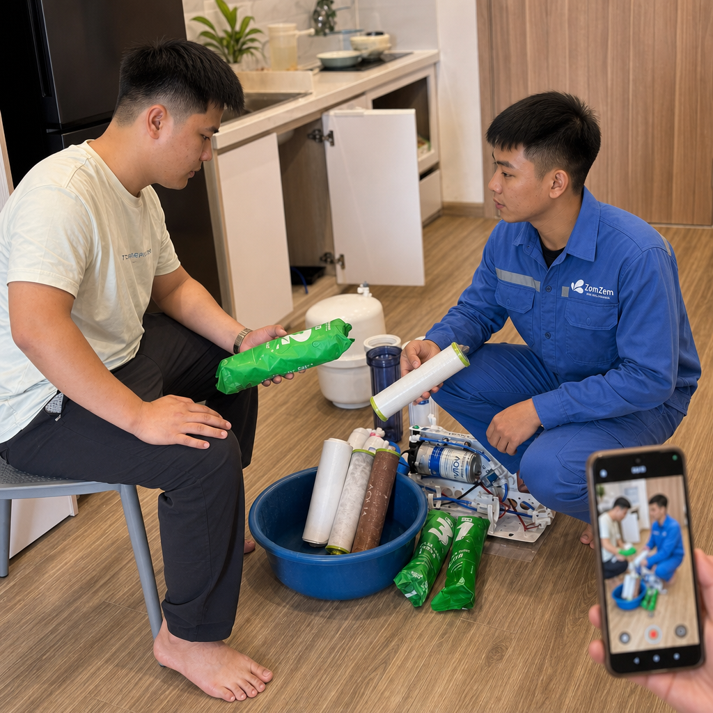 Thay lõi & lắp đặt chuẩn