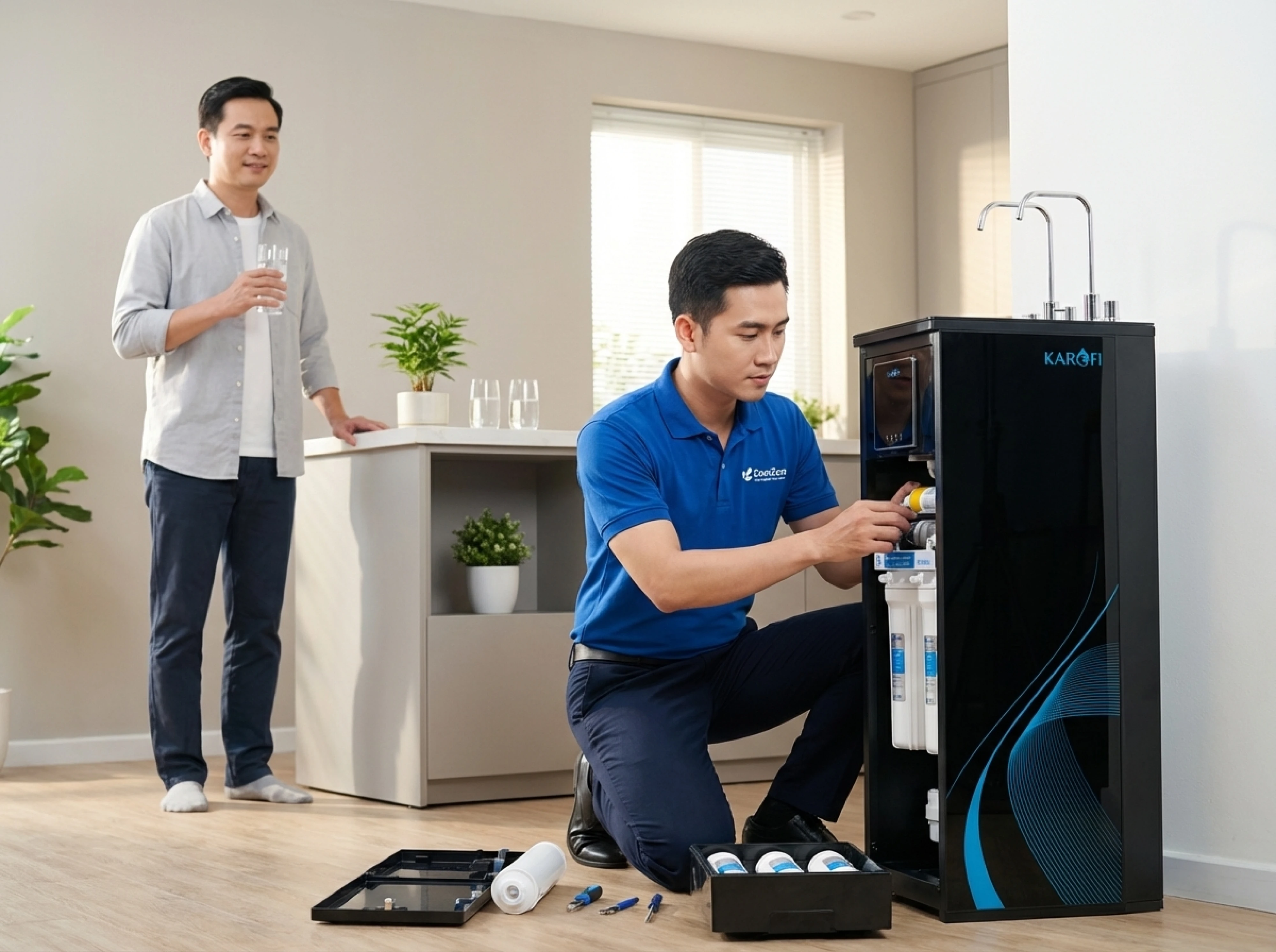 Chuyện Về Sự Tận Tâm: Tại Sao Dịch Vụ Máy Lọc Nước ZOMZEM Lại Khác Biệt?