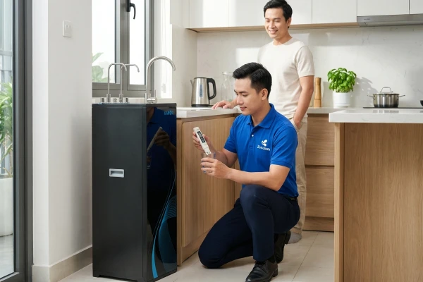 Bí Mật Sau Giọt Nước Tinh Khiết: Tại Sao Thay Lõi Thôi Là Chưa Đủ?