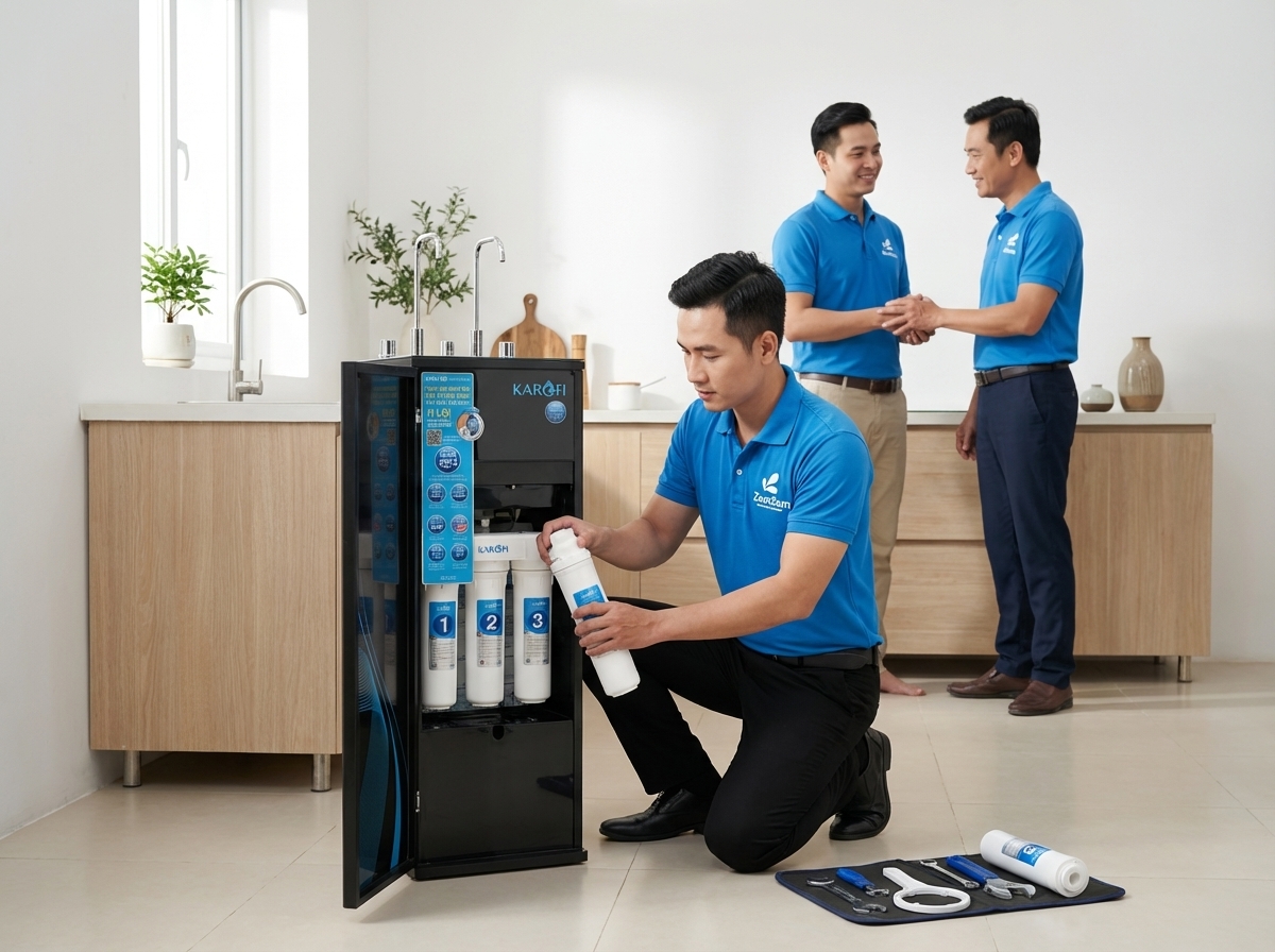 Giải Mã "Bộ Ba Lá Chắn Vàng": Lõi Lọc 1-2-3 Bảo Vệ Máy Lọc Nước