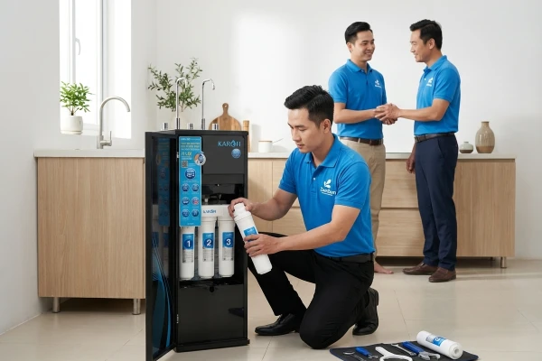 Giải Mã "Bộ Ba Lá Chắn Vàng": Lõi Lọc 1-2-3 Bảo Vệ Máy Lọc Nước