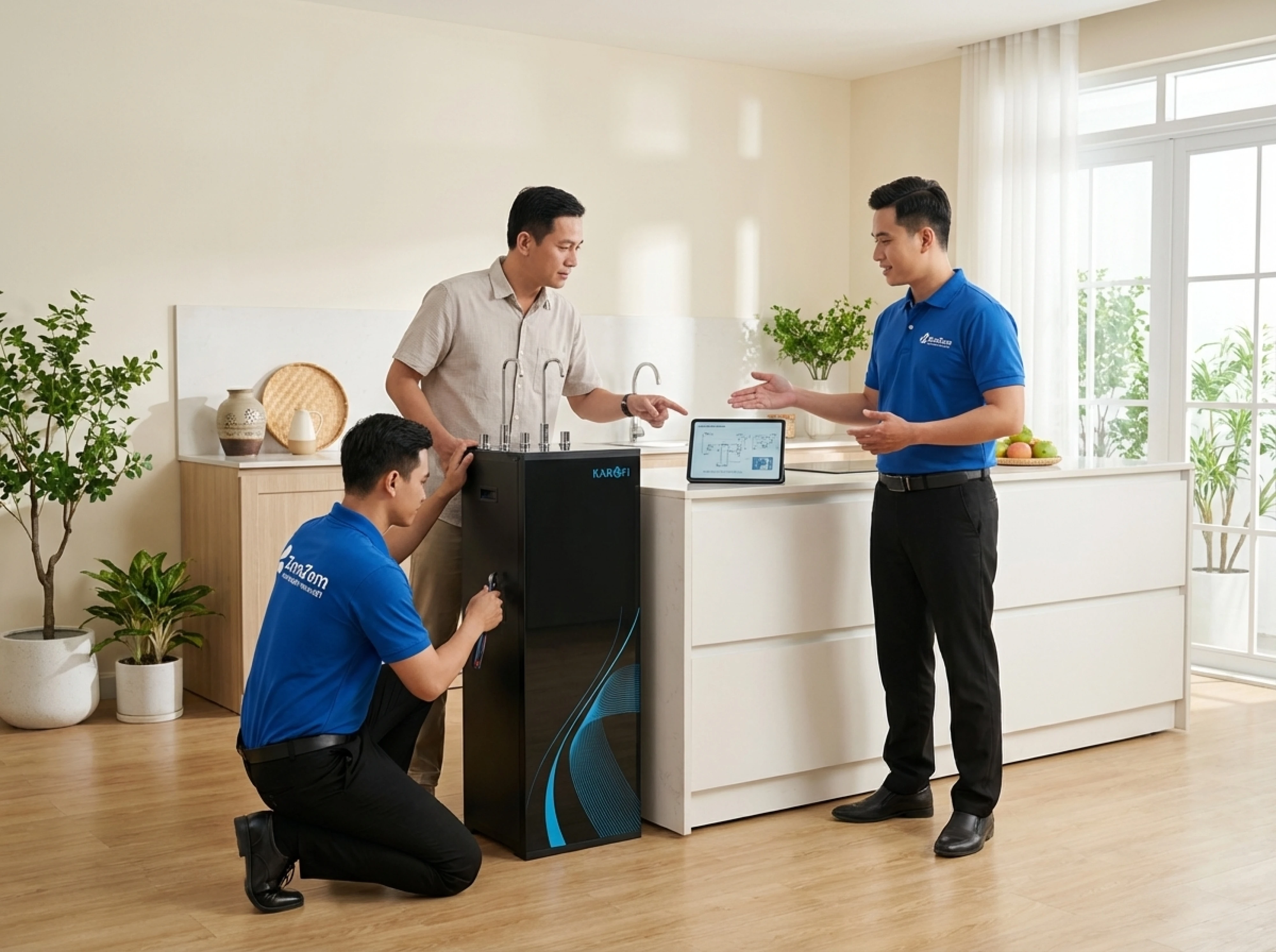 Vị Trí Đặt Máy Lọc Nước: Hướng Dẫn Toàn Diện Để Máy Bền, Nước Sạch