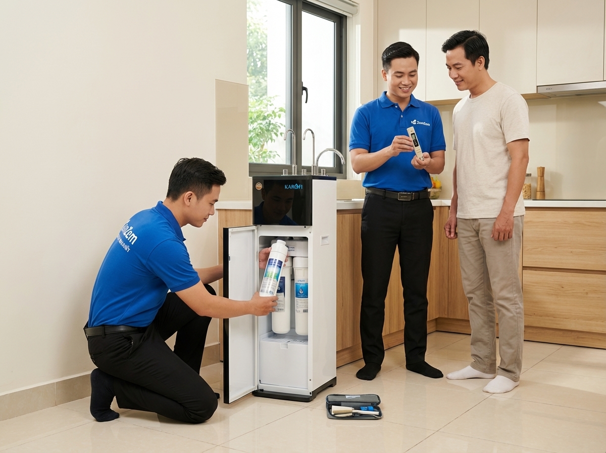 Quy Trình 5 Bước Chuẩn ZOMZEM: Chăm Sóc "Trái Tim" Nguồn Nước