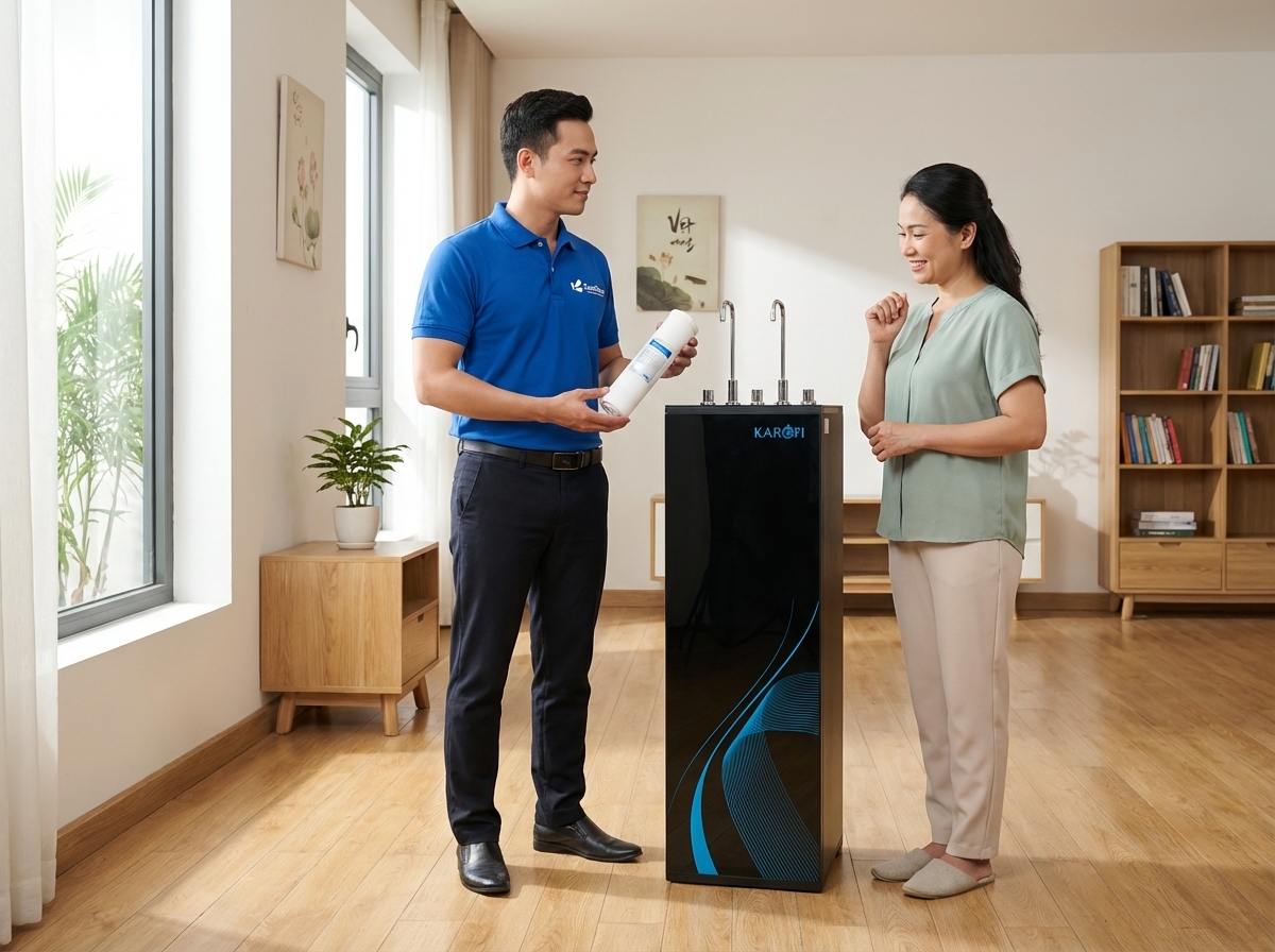 Hành Trình Từ Trái Tim: Một Ngày Cùng Kỹ Thuật Viên ZOMZEM Mang Nước Sạch Đến Mọi Nhà