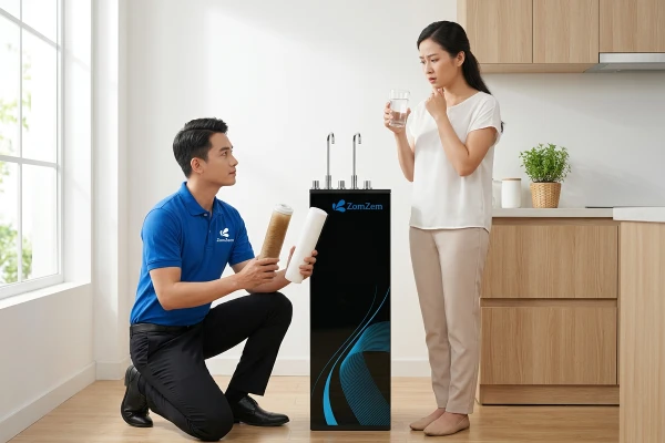 Nước Máy Việt Nam: An Toàn Hay Ẩn Họa? Giải Pháp Nước Tinh Khiết 5S Từ ZOMZEM