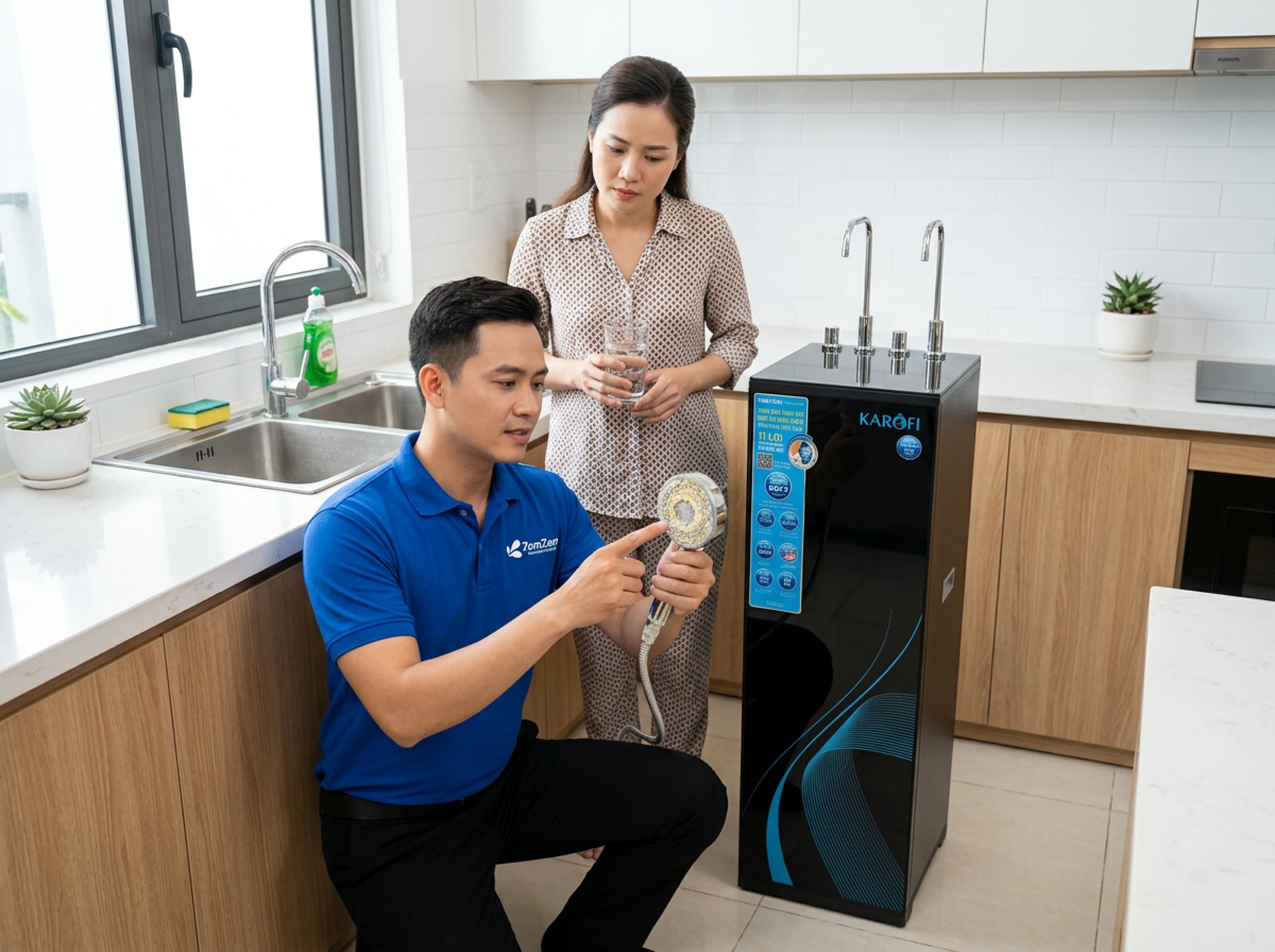 Nước Cứng: Kẻ Thù Thầm Lặng – ZOMZEM Giải Mã & Bảo Vệ Gia Đình Bạn!