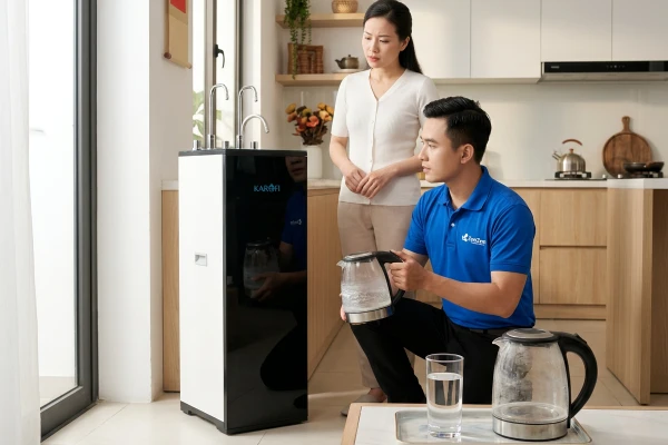 Nước Có Cặn Trắng? Dấu Hiệu Nguy Hiểm & Giải Pháp Từ ZOMZEM