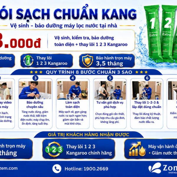 GÓI SẠCH CHUẨN KANG CHÍNH HÃNG