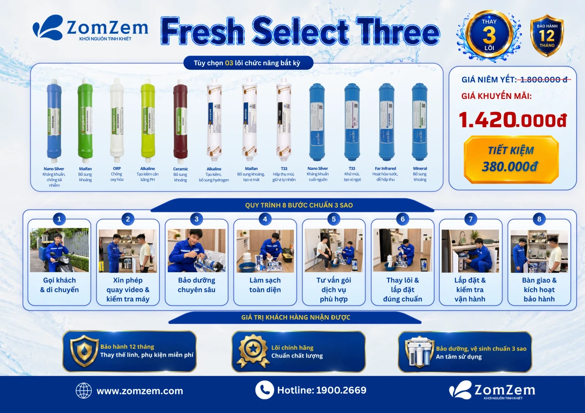 GÓI FRESH SELECT THREE