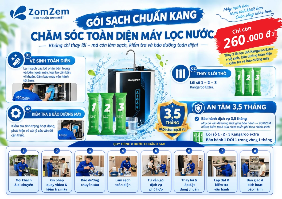 GÓI SẠCH CHUẨN KANG