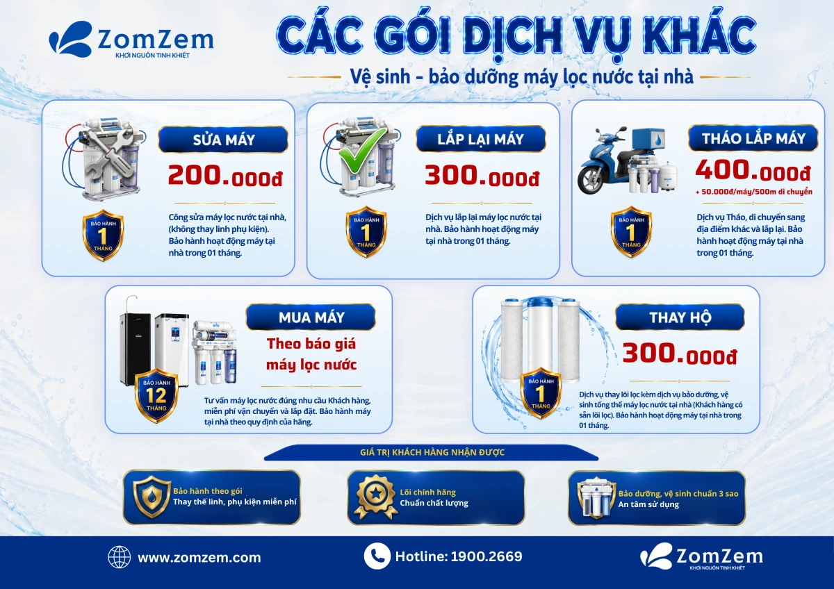 CÁC GÓI DỊCH VỤ KHÁC