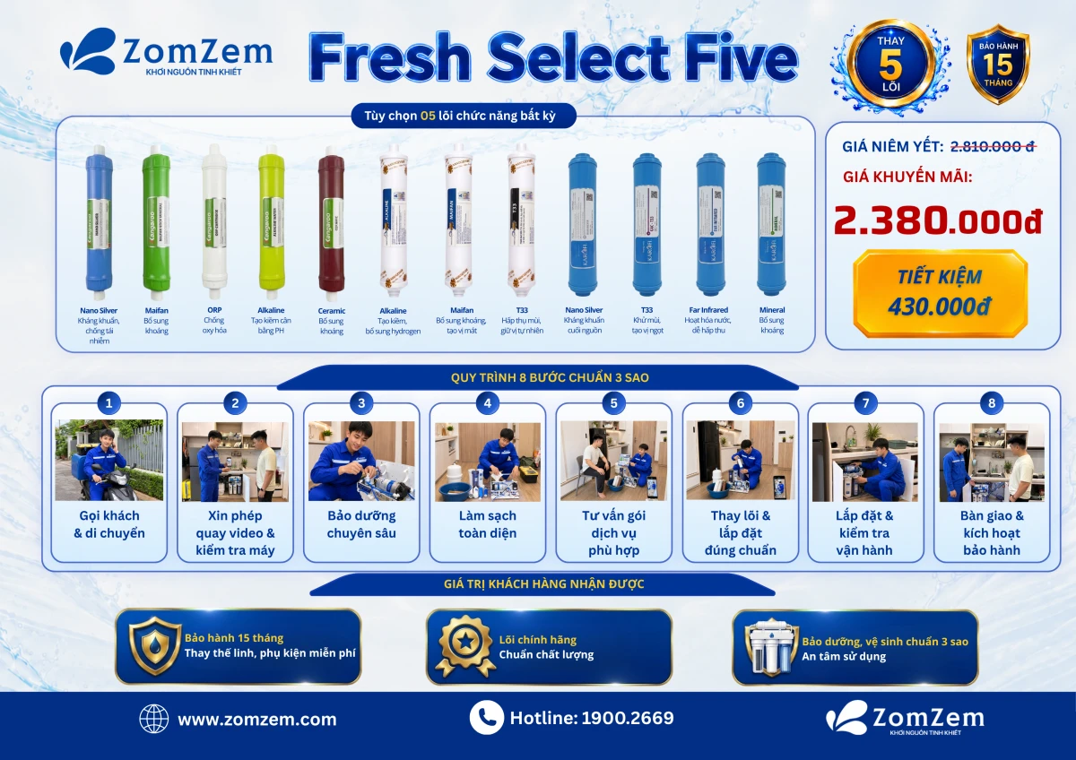 GÓI FRESH SELECT FIVE